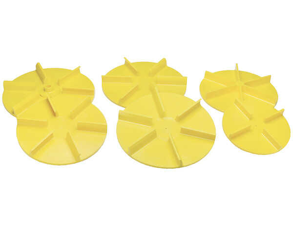 
                                        SPINNER POLY DISC 18in CCW YELLOW                  